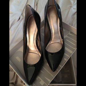 New BCBGeneration Black Patent Leather Pumps